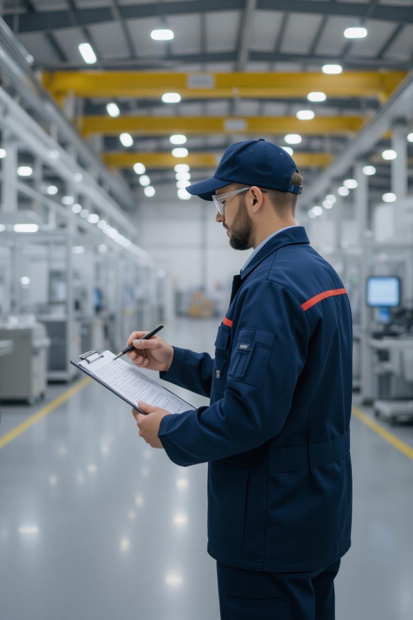 checkdesk in der Produktion und QM